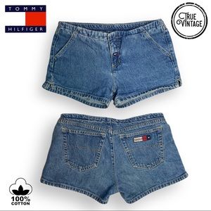 🔵 Vintage Tommy Jeans Shorts No Stretch Size 5, 3” inseam, Mid Rise (TF-B-1)